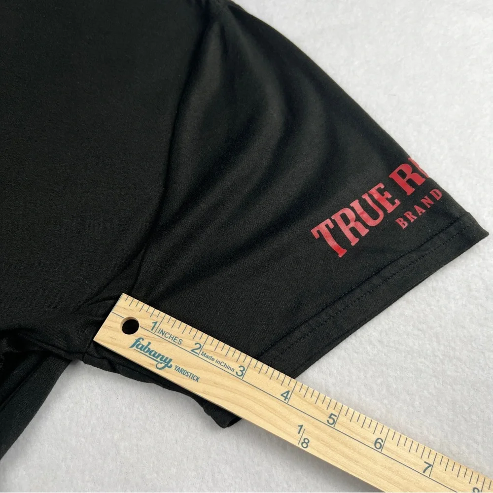 True Religion Men's Loungewear Black Top Medium‎